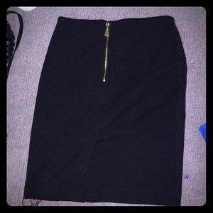 Black pencil skirt